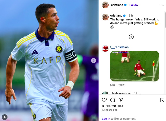 Cristiano Ronaldo sends powerful message after leading Al-Nassr to victory