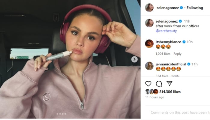 P.C.: Selena Gomez Instagram