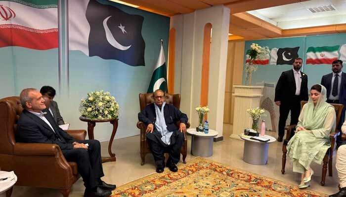 ایران کے صدر مسعود پزشکیان پاکستان پہنچ گئے