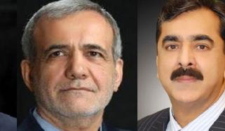 چیئرمین سینیٹ سے ایرانی صدر کی ملاقات
