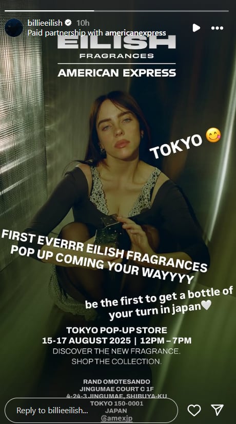 P.C. Instagram/billieeilish
