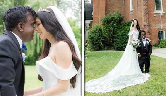 کینیڈین کانٹنٹ کریئیٹر کی اپنے پستہ قد دوست سے شادی، محبت کی کہانی وائرل