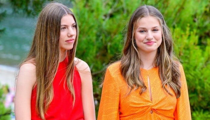 Princess Leonor, Infanta Sofia join family for first time at summer home