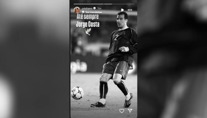 Cristiano Ronaldo pens emotional goodbye after Jorge Costa’s sudden death