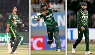 ٹی ٹوئنٹی رینکنگ میں حسن نواز اور صائم ایوب کی لمبی چھلانگ، بابر کی مزید تنزلی