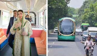 مریم نواز کا ملک کی پہلی اربن الیکٹرک ٹرین میں تجرباتی سفر