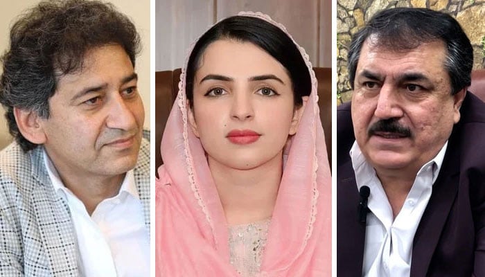 شاہد خٹک، مشال یوسفزئی، عاطف خان—فائل فوٹوز