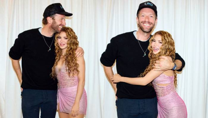 Shakira gives shout out to Coldplay star Chris Martin after LA concert