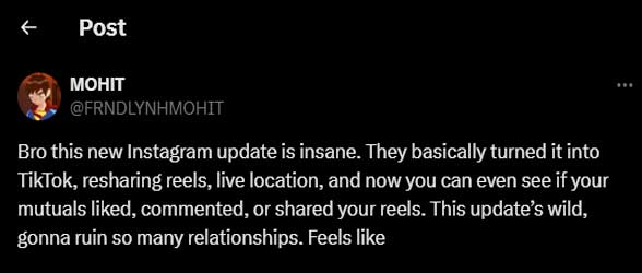 Instagrams new features spark criticism from users: its annoying now