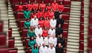 اطالوی اراکینِ پارلیمنٹ کا فلسطینی عوام سے منفرد انداز میں اظہارِ یکجہتی