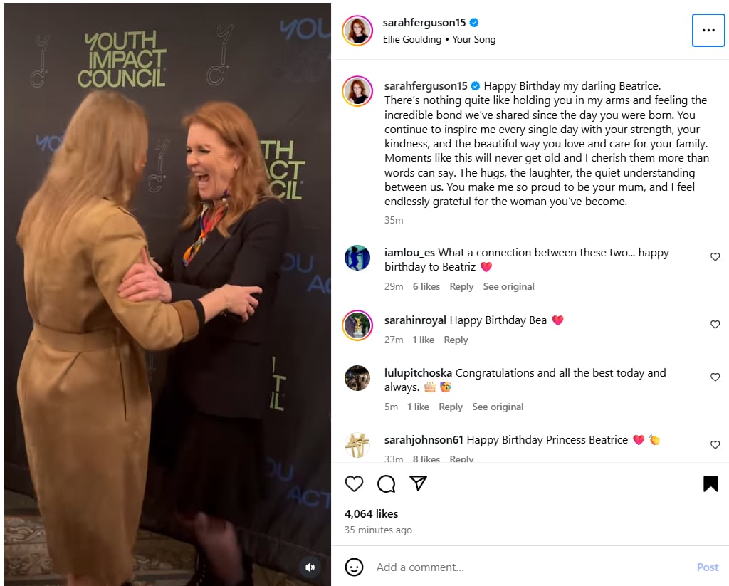 P.C. Instagram/sarahferguson15