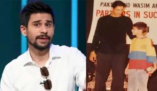 تابش ہاشمی نے وسیم اکرم کے ساتھ بچپن کی یادگار تصویر شیئر کردی