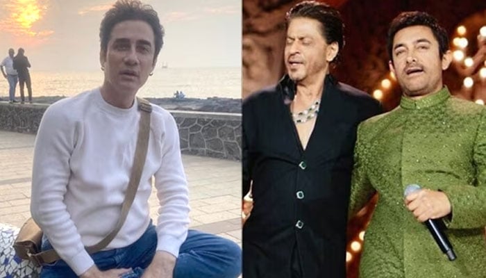 عامر خان، شاہ رخ خان اور فیصل خان—فائل فوٹوز