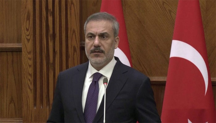 ترک وزیرِ خارجہ حاقان فیدان—فائل فوٹو