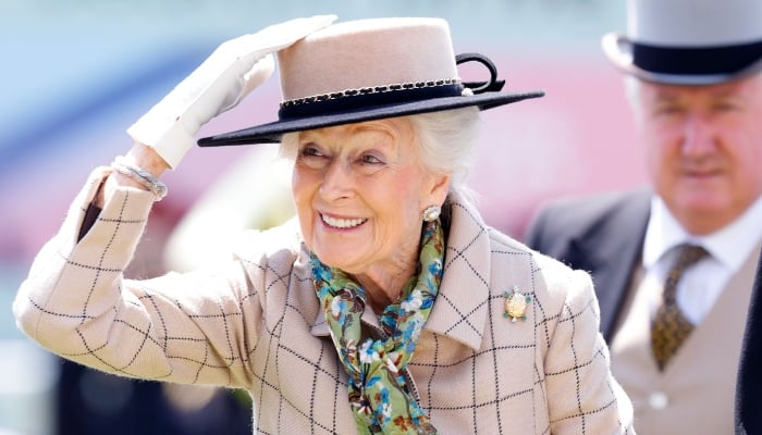 Princess Alexandra shows family support in rare public outing