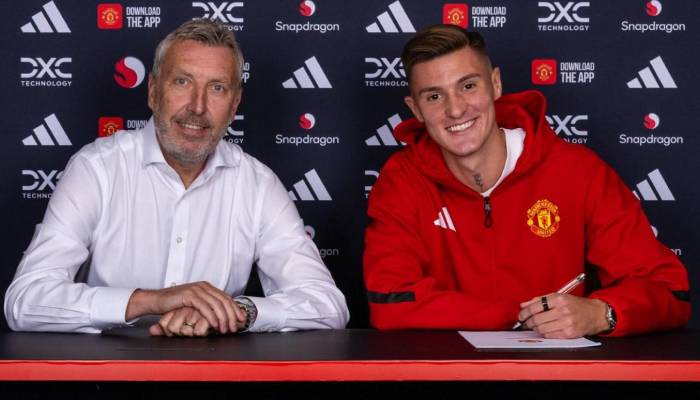 Manchester United complete signing of Benjamin Sesko in record transfer deal