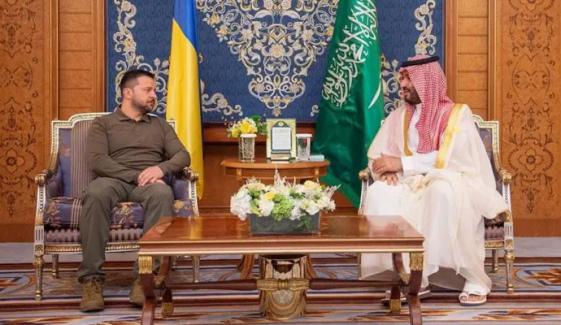 سعودی ولی عہد شہزادہ محمد بن سلمان سے یوکرین کے صدر کا ٹیلیفونک رابطہ