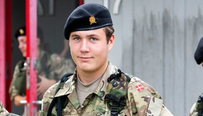 Prince Christian back in action for military training after summer break