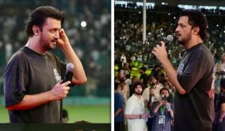 والد کی جدائی کے باوجود عاطف اسلم کی جاندار پرفارمنس
