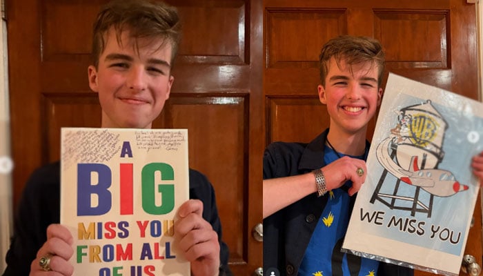‘Young Sheldon’ star Iain Armitage thanks Warner Bros. for heartfelt surprise
