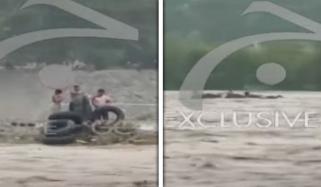 چارسدہ: 12 افراد دریائے سوات میں پھنس گئے، بروقت ریسکیو کرلیا گیا