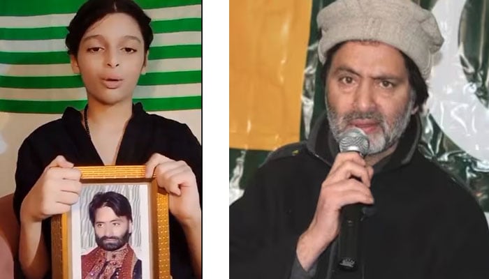 بھارت میرے والد کو اگلے ماہ پھانسی دینا چاہتا ہے، بیٹی یاسین ملک