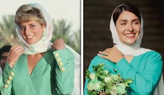یومِ آزادی پر لیڈی ڈیانا کا آئیکونک انداز، عائزہ خان کو لینے کے دینے پڑگئے