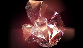 شہابی پتھر میں پایا جانے والا ہیرا تجربہ گاہ میں تیار