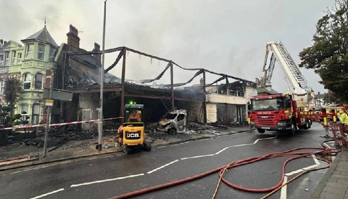 Essex seaside town hit by major fire, residents evacuated