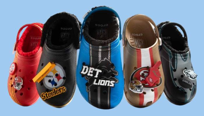 Crocs partners with NFL to launch team logo clogs
