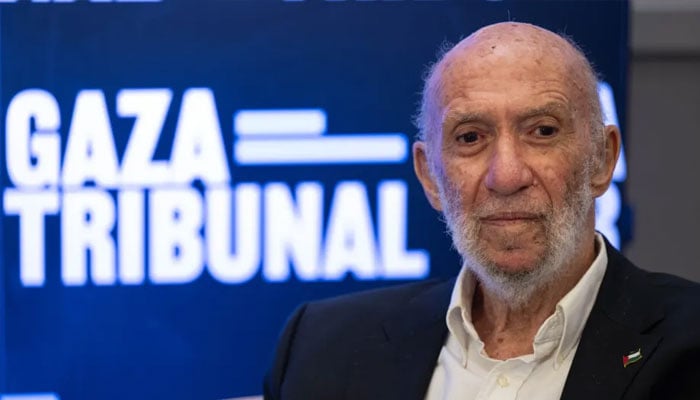 غزہ ٹریبیونل کے صدر رچرڈ فالک—تصویر بشکریہ غیر ملکی میڈیا