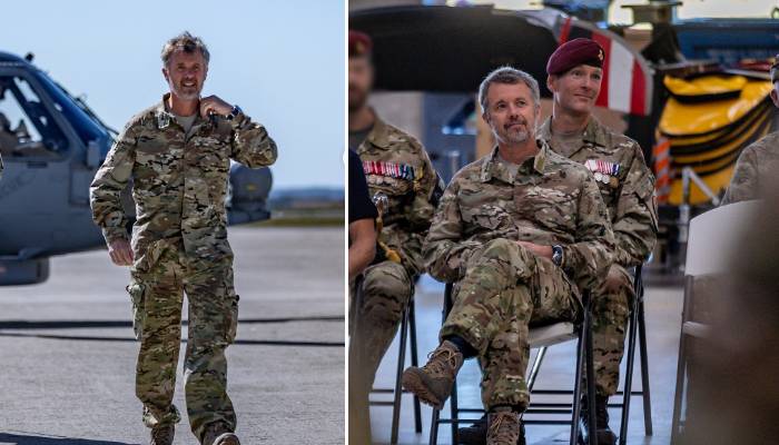 King Frederik returns to royal duties with military parade appearance