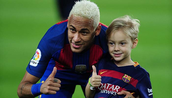 Neymar receives heartfelt support from son Davi Lucca after tearful exit