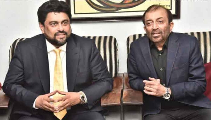 گورنر سندھ کا فاروق ستار کے ہمراہ مختلف علاقوں کا دورہ