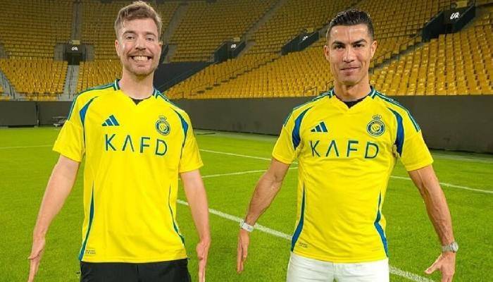 Cristiano Ronaldo earns special praise from YouTube star MrBeast