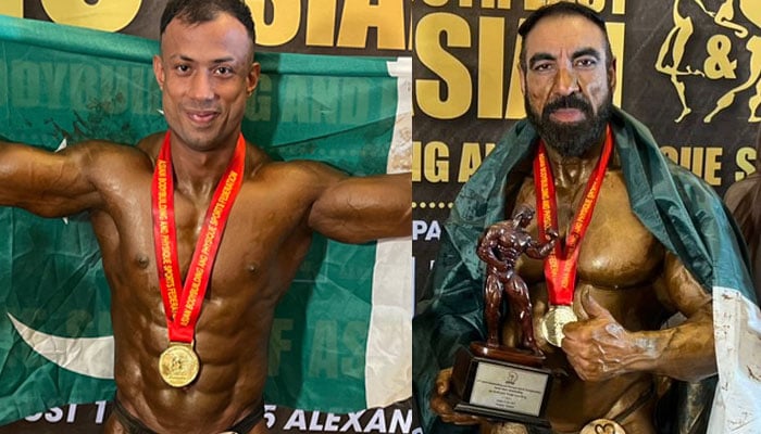 ایشین باڈی بلڈنگ چیمپئن شپ، پاکستان نے 2 گولڈ میڈل جیت لیے