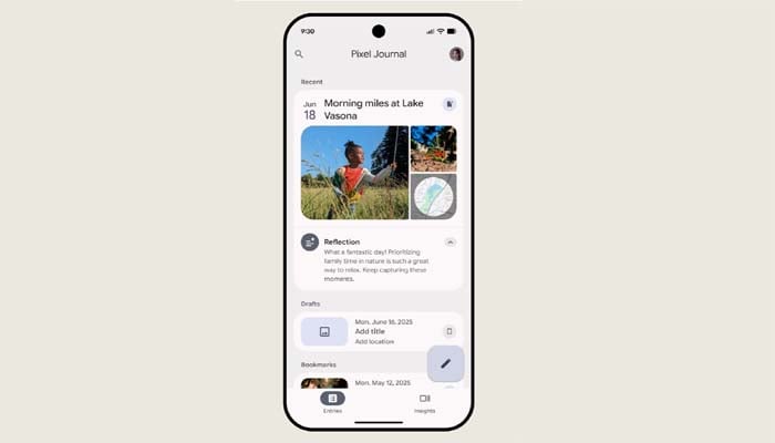 Google rolls out latest Pixel Journal app for Pixel 10 series