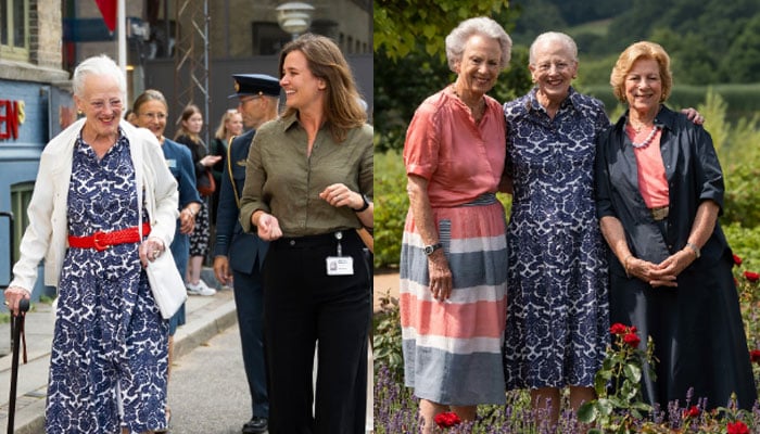 Queen Margrethe restyles her beloved floral dress for nostalgic museum visit