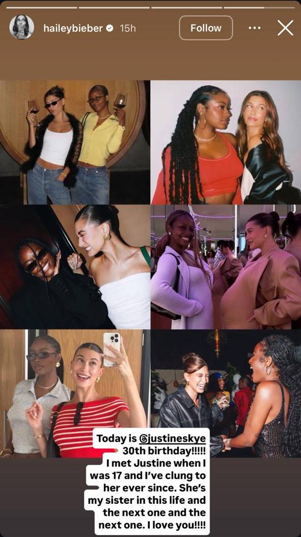 Hailey Bieber wishes pal happy birthday after throwing party for Jack