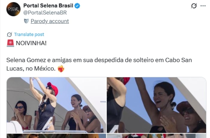 P.C: Selena Gomezs fan account on X