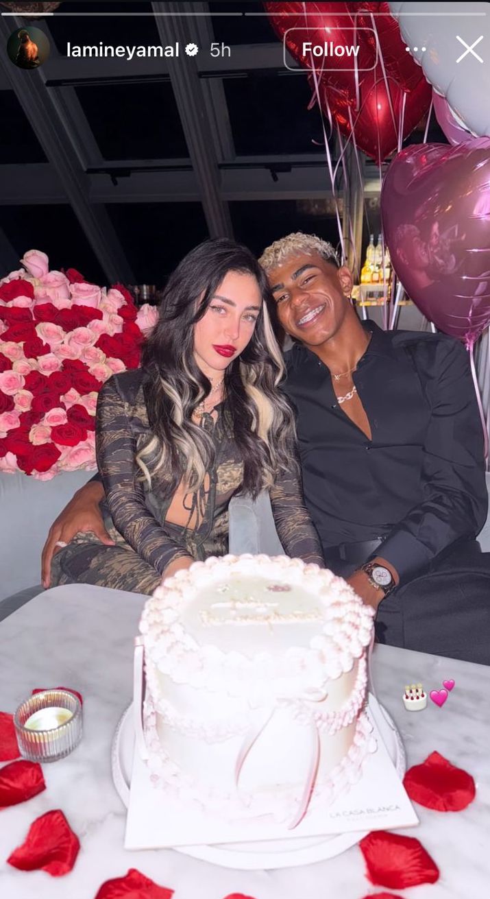 Lamine Yamal sparks romance rumours with singer Nicole after intimate birthday post