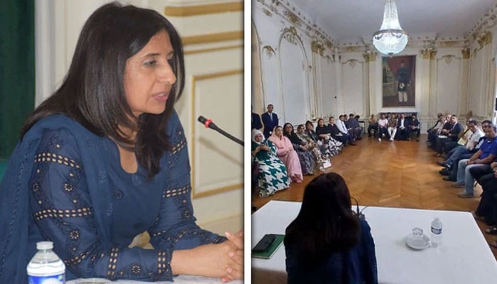 پاکستانی سفیر ممتاز زہرا بلوچ فرانس میں پاکستانی کمیونٹی سے ملاقات