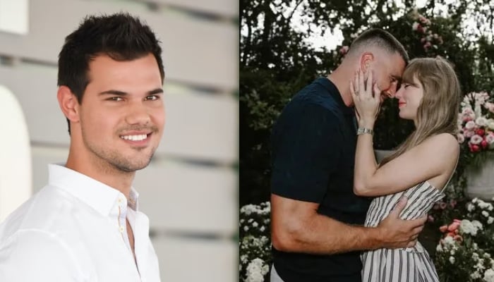 Taylor Lautner breaks silence with sweet nod to Taylor Swift, Travis Kelces engagement