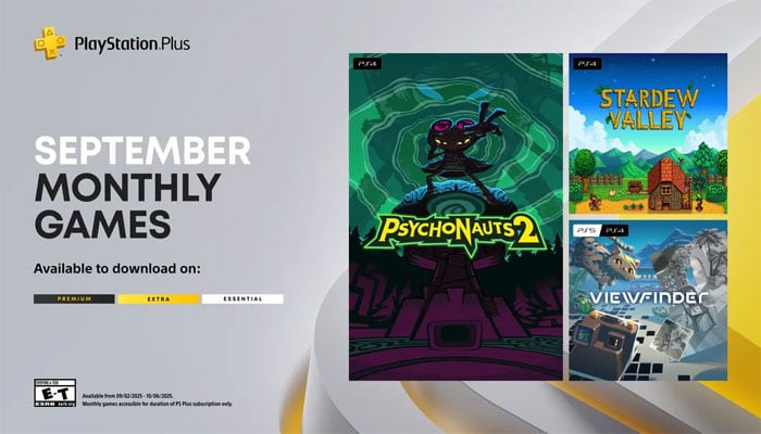 Sony releases PlayStation Plus monthly games for September 2025