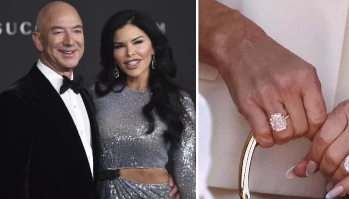 Lauren Sánchez and Jeff Bezos