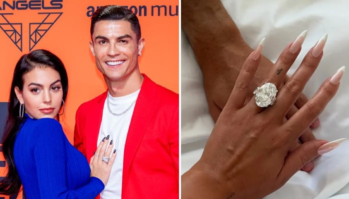 Georgina Rodriguez and Cristiano Ronaldo