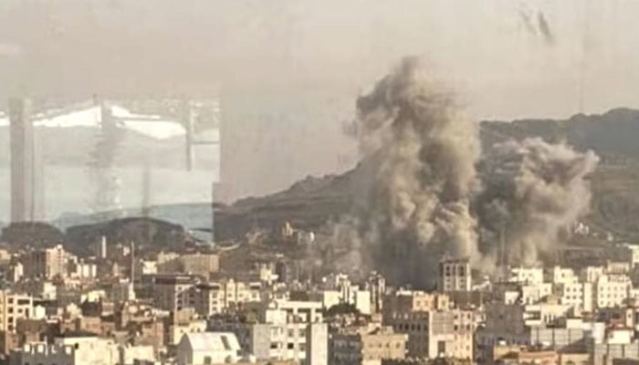 اسرائیلی جنگی طیاروں کی صنعا پر شدید بمباری