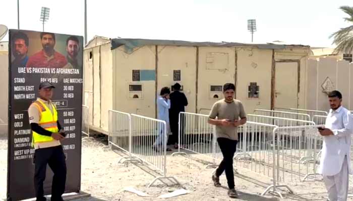 شارجہ: پاک افغان شائقین کیلئے الگ انکلوژر اور علیحدہ راستے مقرر