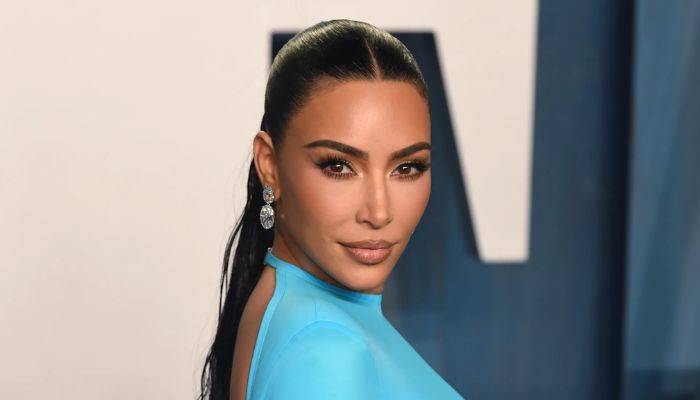 Kim Kardashian flaunts hourglass figure in slinky gown at DVF Awards