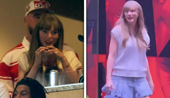 ٹیلر سوئفٹ منگنی کے اعلان کے بعد منظر عام پر، انگوٹھی توجہ کا مرکز